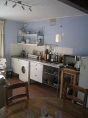 Chalet Ambroise - (fr)Kitchen/dining area in the gite/apartment