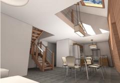 Appt. Chalet Cendré, 3 - Appartement 3, pièce à vivre (2)