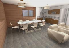 Appt. Chalet Cendré, 5 - Appartement 5, pièce à vivre (2)