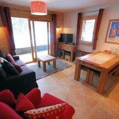 Appt. Ecrins Etoilés - Le séjour et la terrasse