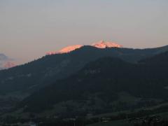 Appt. Les Edelweiss - Coucher de soleil sur le Mont Blanc