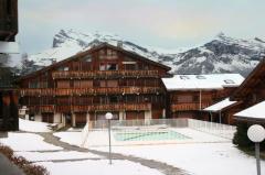 Appt. Gerets B - Vue, balcon (piscine en hiver)