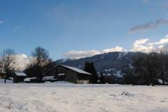 Appt. Le Villard - Vue balcon, hiver