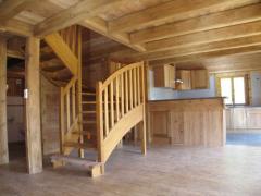 Demi-Chalet Bellevaux - (fr)Open plan living space