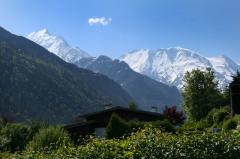 Chalet Amica - Vue, Aiguille de Bionnassay et Dômes de Miage