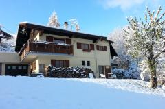 Chalet Amica - Le chalet et le jardin en hiver