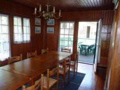 Chalet Capricorne - La salle à manger et la terrasse