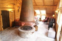 Chalet La Colombine - La cheminée