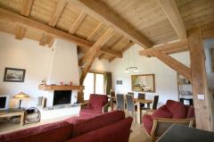 Chalet de Veroce - La pièce à vivre (1)