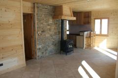 Chalet La Couaz - La pièce à vivre (1)