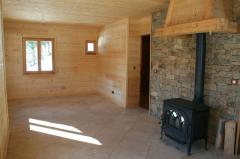 Chalet La Couaz - La pièce à vivre (2)