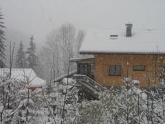 Chalet La Villaz - Le chalet en hiver