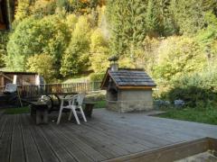 Chalet La Villaz - La terrasse et le jardin