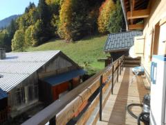 Chalet La Villaz - Le balcon