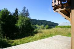 Chalet les Mûres - La vue depuis la terrasse