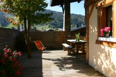 Chalet Neve - La terrasse