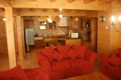 Chalet Pascal - Pièce à vivre et cuisine