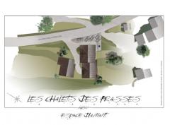 Appt. Les Chalets des Frasses, B3 - Le plan de masse
