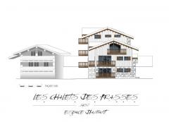 Appt. Les Chalets des Frasses, B3 - Facade sud