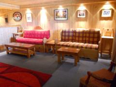 Chalet St Martin - Le salon, rdc