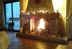 Chalet Chamois - La cheminée
