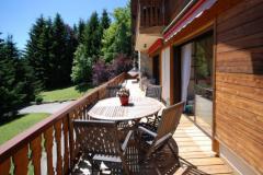 Chalet Chamois - Le balcon