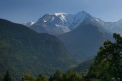 Chalet Champoutant - La vue du Mont Blanc