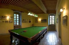 Château du Bérouze - La salle de billiard