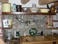 Ferme La Cherrire - (fr)Summer kitchen with stone detail