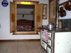 Ferme La Cherrire - (fr)Showing the bedroom from the living room