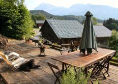 La Cortiena Mountain Lodge - (fr)Terrace in the summer