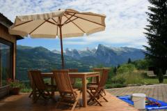 Chalet Cravarin - (fr)Terrace and view