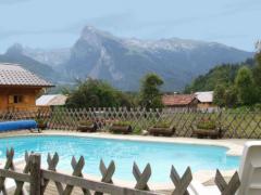 Chalet Criou - (fr)The swimming pool and the view
