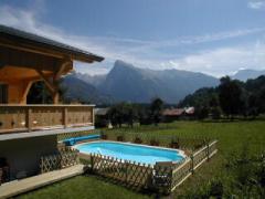 Chalet Criou - La piscine et vue, Le Criou