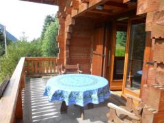 Chalet Croc Blanc - Le balcon