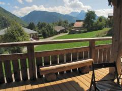 Chalet Les Franchettes - (fr)Terrace and view