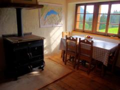 Chalet Alpage Le Fouyet - (fr)Dining room with range