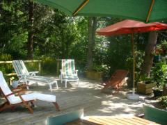 Chalet Iris - (fr)The ground floor terrace area