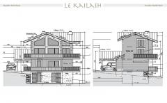 Chalet Kailash, B01 - Facade sud-ouest
