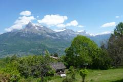 Ferme La Barmaz - La vue depuis le jardin