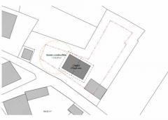 Land Bas Thex - (fr)The plot of land showing plans for one new chalet