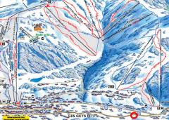 Terrain Les Granges - (fr)Marked on the local piste map