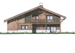 Land Vallons - (fr)Existing plan for chalet on the land