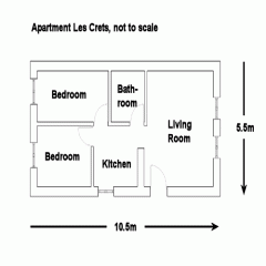 Appt. Les Crets - 