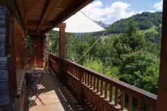 Chalet Les Molliats - Le balcon (1)