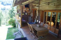 Chalet Les Molliats - La terrasse