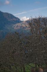Maison Le Plan - Vue depuis le balcon (2), Mont Billiat
