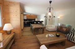 Appt. La Mandallaz, 7 - Apt témoin N°1, pièce à vivre