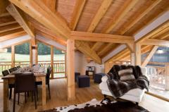 Chalet Maya - Pièce à vivre, coin repas