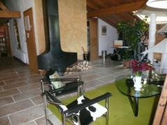 Appt. Pure Laine - (fr)Living area and log burner